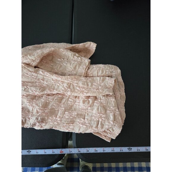 INC International Concepts Womens Pink Lace Button-Up Blouse XL Dainty Feminine - Picture 8 of 10